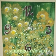 Hodiny 40x60cm, krystalov hodinov strojek - prodno